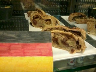 Dessert allemand proposé par la restauration