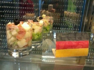 Entrée Allemande proposée par la restauration